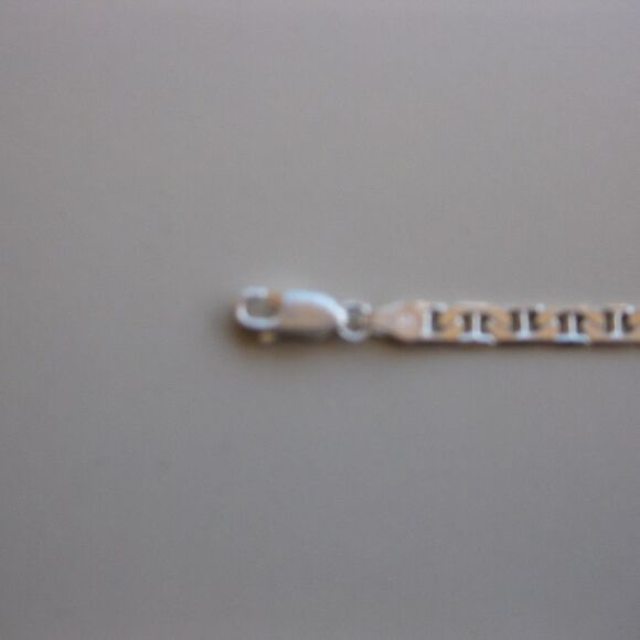 Sterling Silver Anklet-Marine Chain .925 - Picture 3 of 5